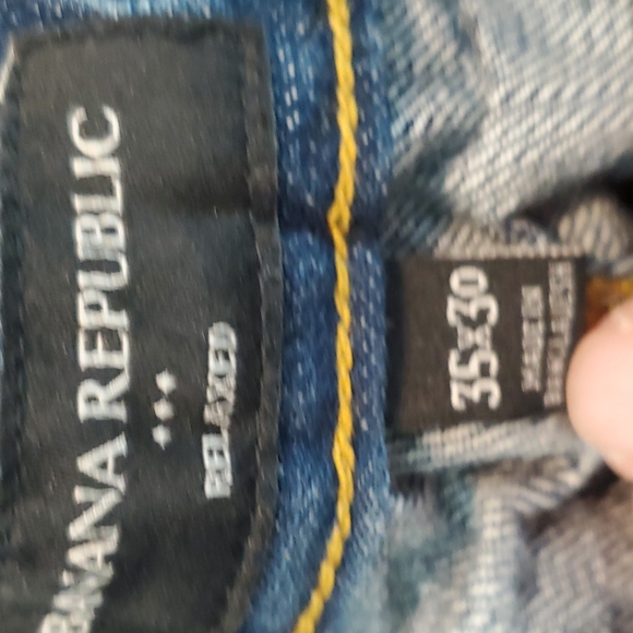 Banana Republic Men's Relaxed Jeans size 35x30 - Picture 4 of 7